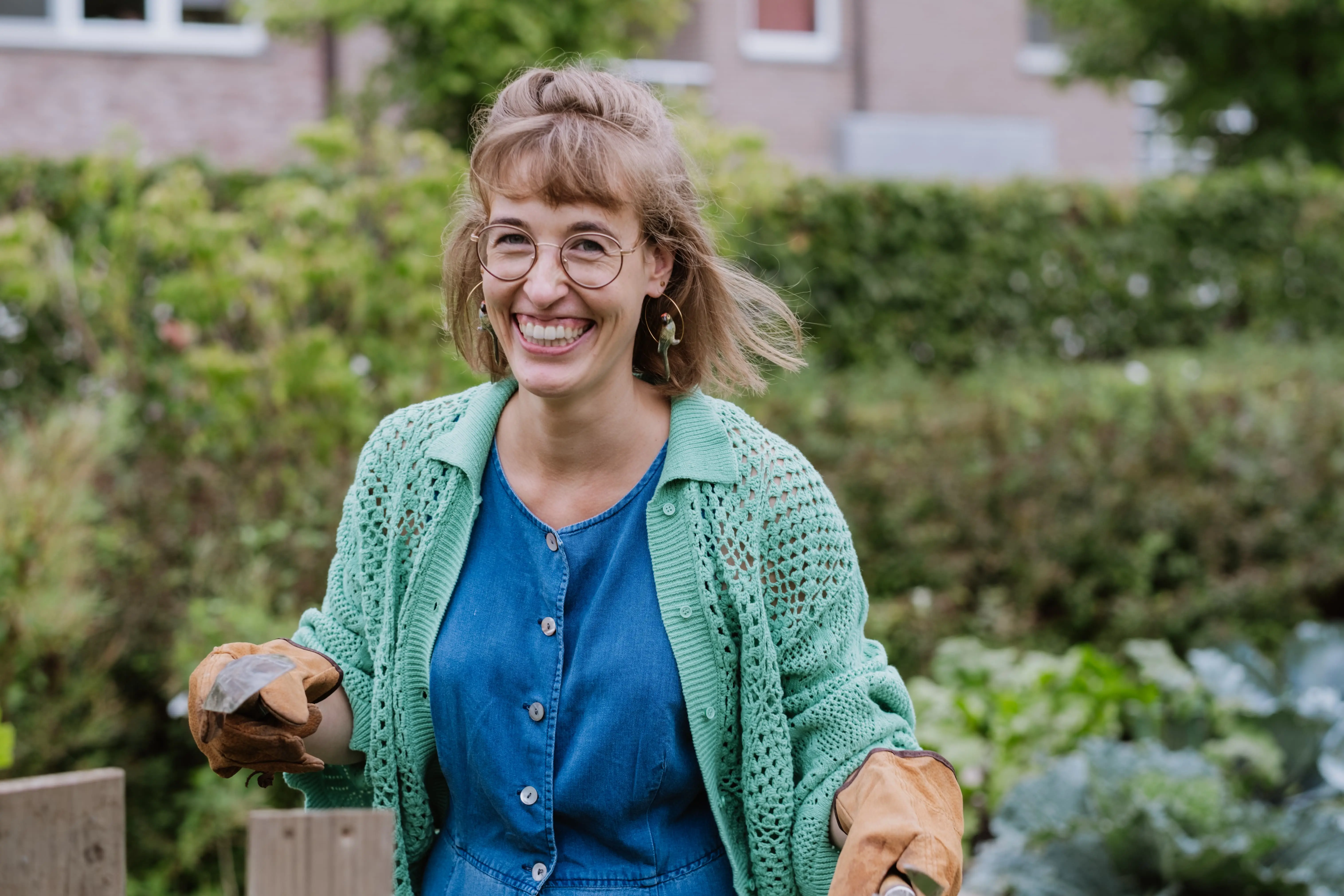 foto in moestuin