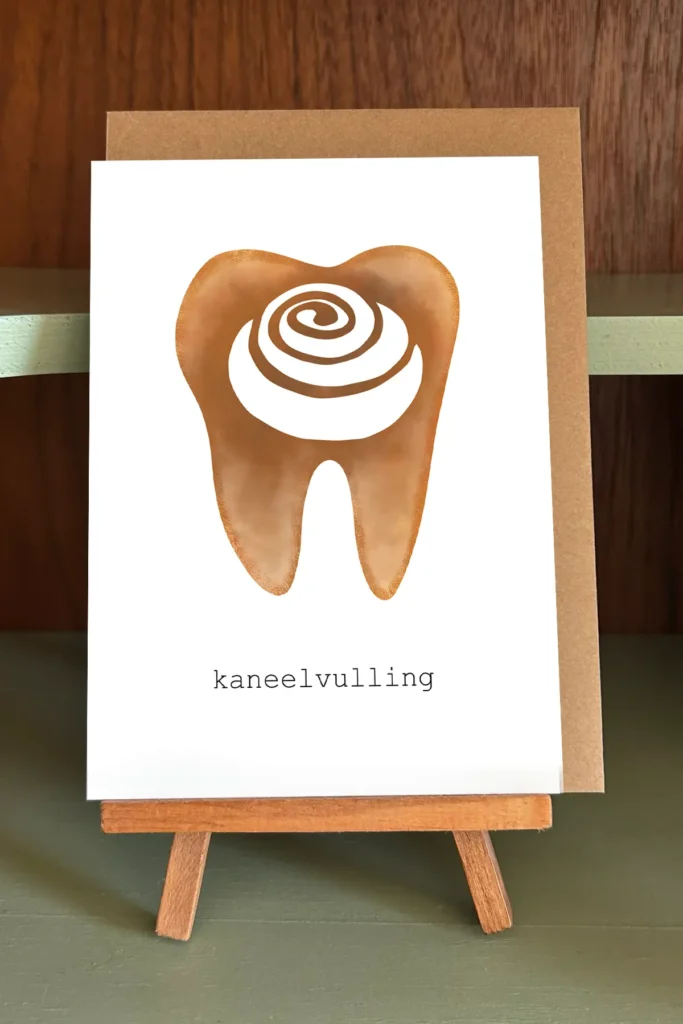 wenskaart kaneelvulling