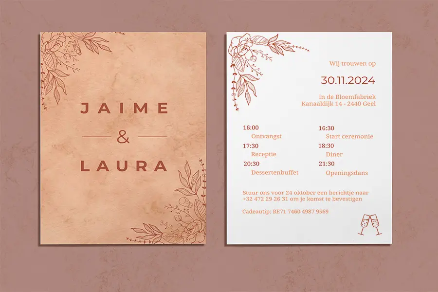 gepersonaliseerde kaartjes