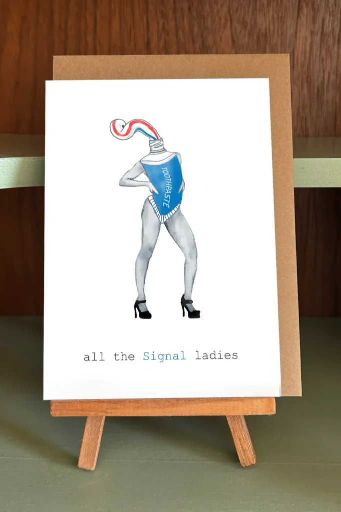 wenskaart all the Signal ladies