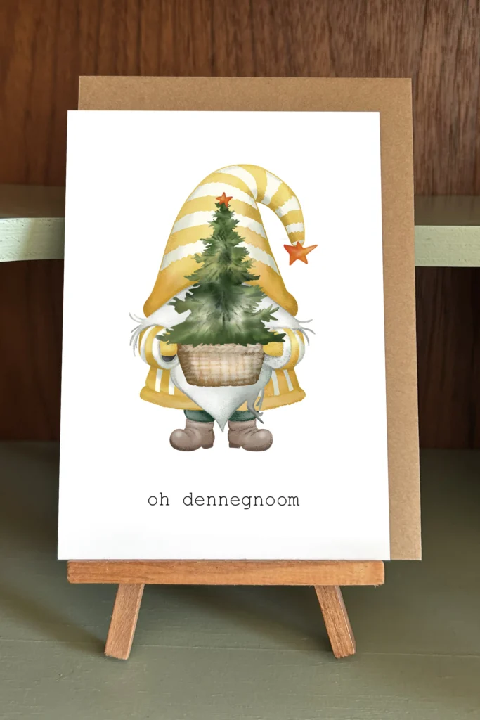 wenskaart oh dennegnoom