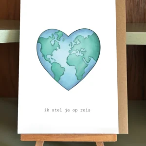 wenskaart ik stel je op reis