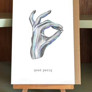 wenskaart goed pezig