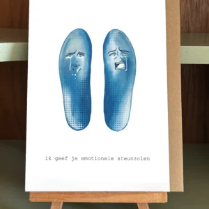 wenskaart emotionele steunzolen