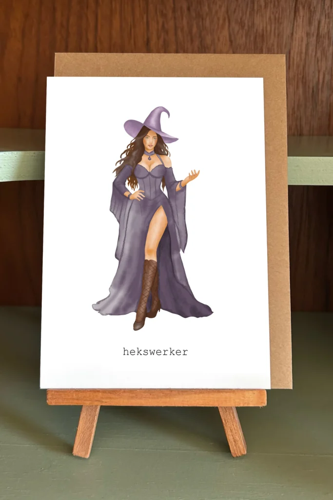 wenskaart hekswerker